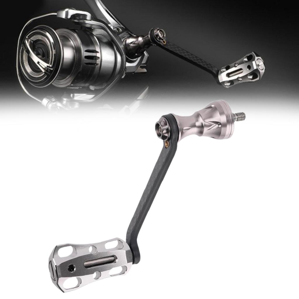 Fishing Reel Handle Wheel for Equipment River Argent with Screw