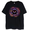 Anime Pokémon Gengar Vintage Tshirt Unisexs and Womens Cotton Summer Y2K Clothing Breathable Fashion Round Neck Short Sleeve Top