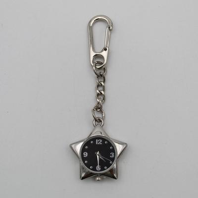 Stern Taschenuhr Uhr Schlüsselanhänger Zinklegierung Schmuckstücke Taschenanhänger Originaldesign Kreativer Anhänger