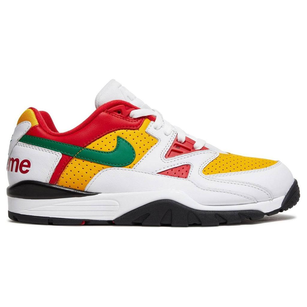 Supreme X Nike Air Cross Trainer 3 Low White University Gold Men Sneakers Pine-Green CJ5291-100