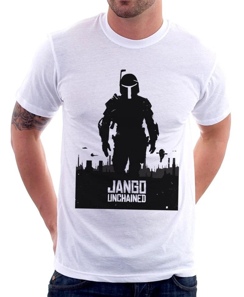 Boba Unchained Django Boba Fett Jedi Yoda white t-shirt OZ9584 M