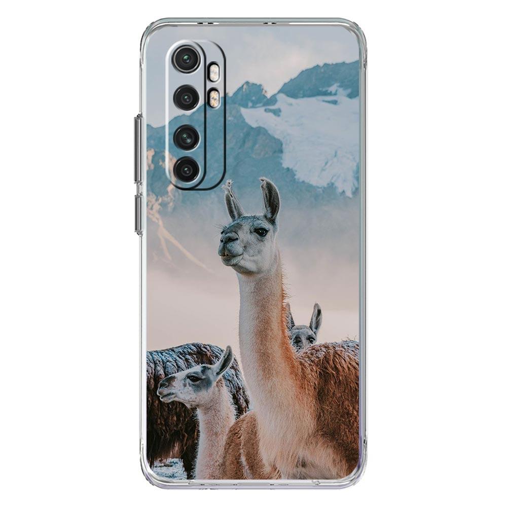 Phone Case For Xiaomi Poco X6 X5 NFC X3 F6 F5 Pro F4 F3 M3 14 13T 12T 12 13 Lite 11 Mi 5G Clear Cover Kawaii Alpaca lovely