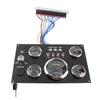 85mm Instrument Panel Gauge Set 24V 0 to 3000RPM Water Temperature Oil   Oil Pressure with Key for Boat Yacht