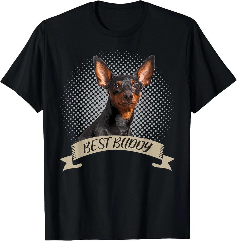 

2025/Miniature Pinscher Best Buddy Pet Portrait T-Shirt Unisex T-Shirt S
