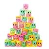 3.5CM Mini Smiley Face Rainbow Spring Ring: Children's Seven-Color Elastic Decompression Toy