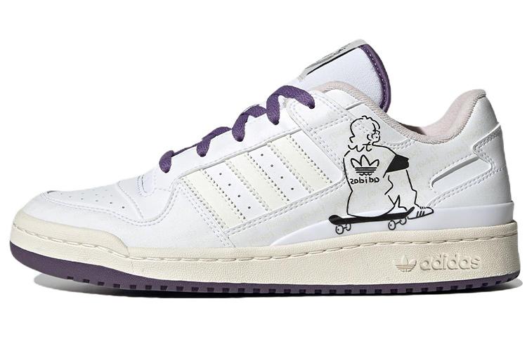 Adidas Originals Forum Low Cl  White Purple  IE2121 36