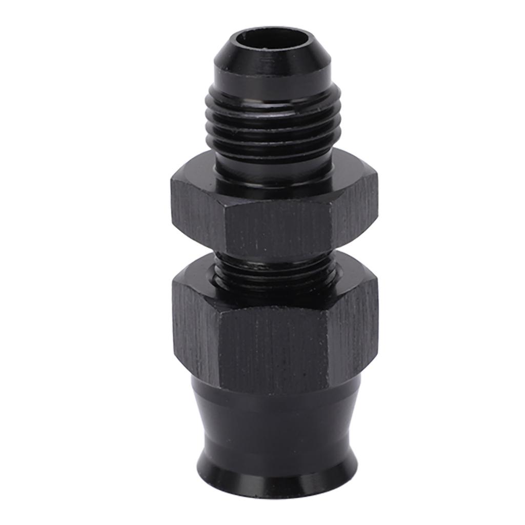 4PCS AN6 Adapter Male Thread Aluminium Alloy  Age Proof with Brass Ferrule for Liquid Gas   Oil