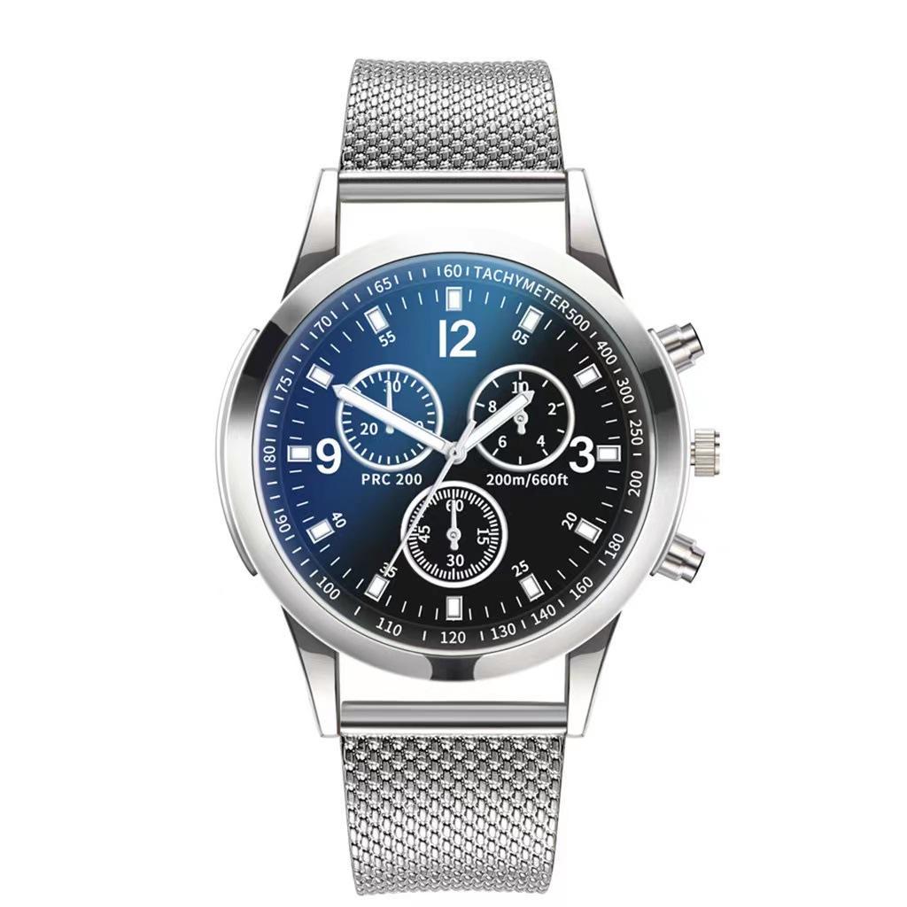 Men Stylish Analog Quartz Wrist Watch Business Style Fashion Decoration Gift
