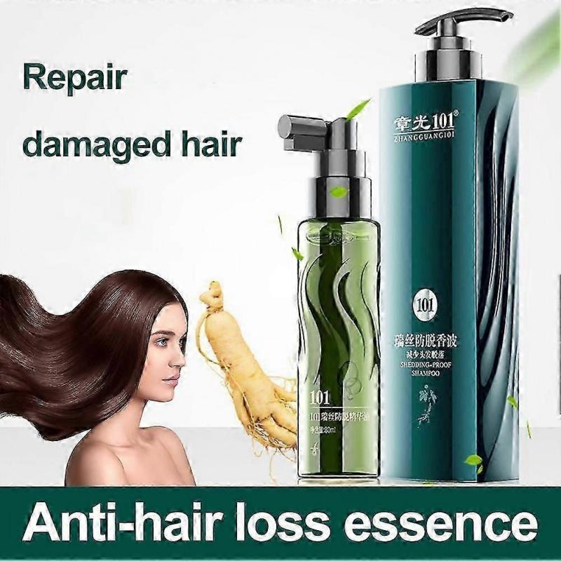 101 Ginseng Nourishing Shampoo Promote Anti-Hair Loss Essence For Nourishing, Strengthening Hair & Scalp