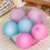 1 Piece Soft Pinch  Toys  Multicolor Texture Ice Ball Squeeze Toy For Kids Adult Children Halloween Christmas Gifts