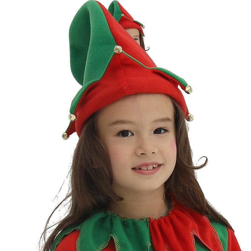 Family Holiday Party Christmas Dress Up Costume Christmas Elf Kids Suit
