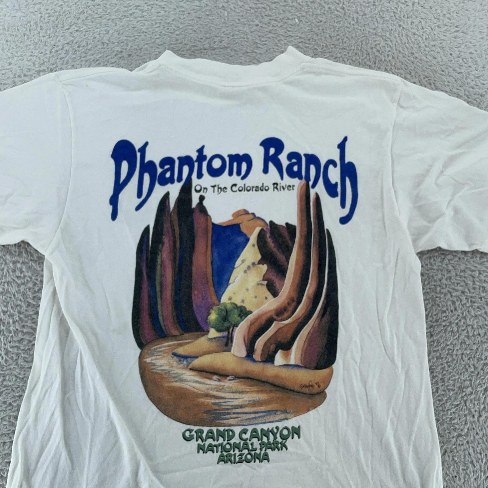 

Vintage Phantom Ranch Grand Canyon Shirt Mens Medium Arizona Hiking Tee 90s 3XL