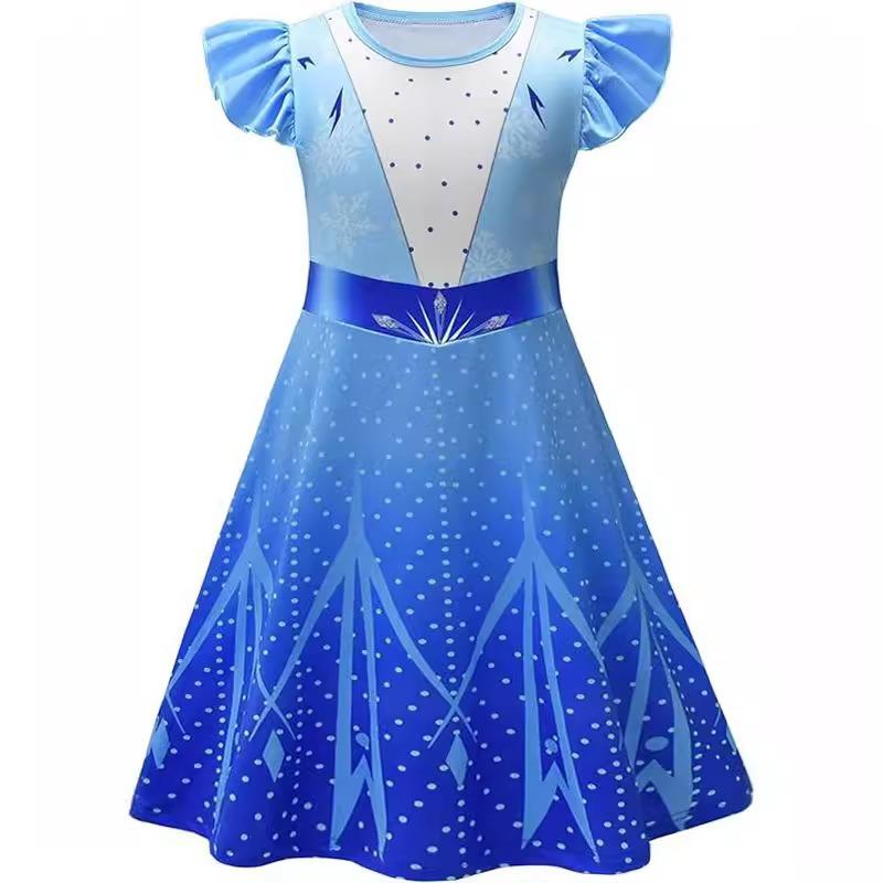 New Children's Dress Cute Princess Dress Birthday Party Dress Halloween Role-playing Costume Fashionable Cute Style Fluffy Dress