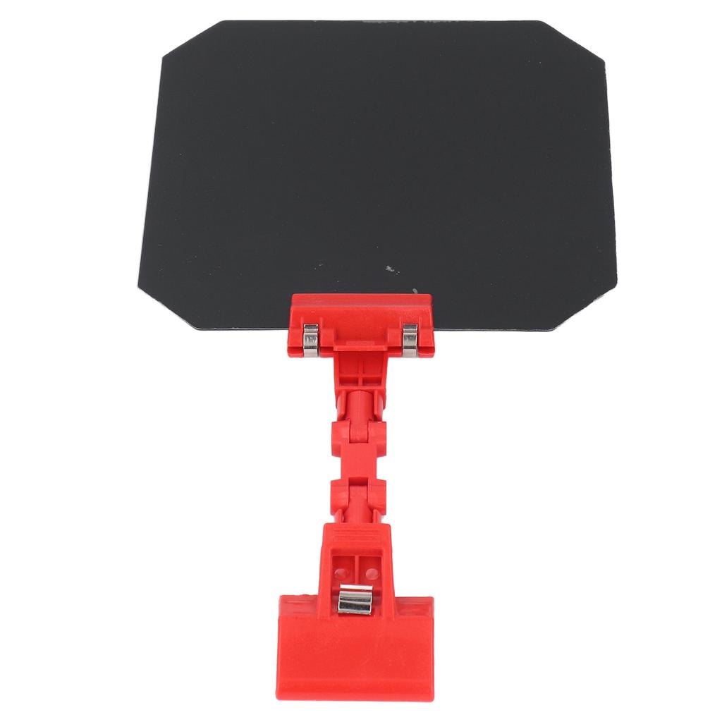 Welding Blackout Panel 18cm Square Red Bracket Portable Welding Blackout Panel for Industry