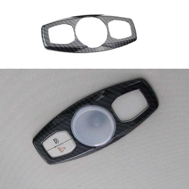 Carbon Fiber For Ford Focus 2012-2018 Front Reading Light Lamp Frame Trim 1PCS