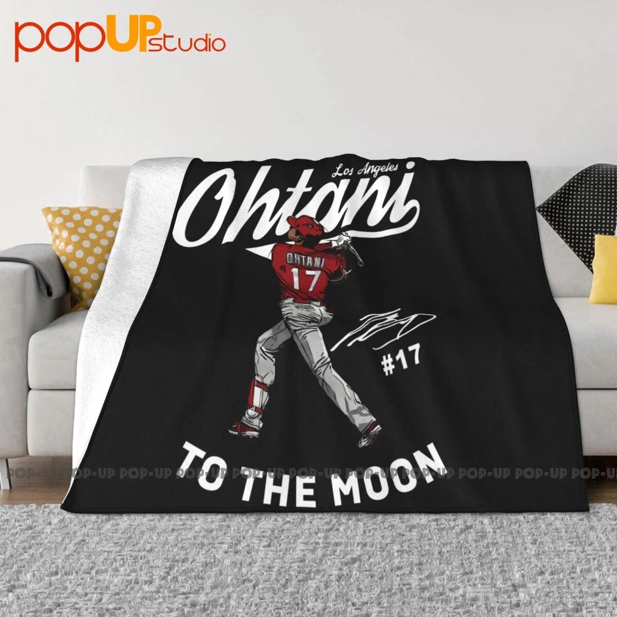 

Shohei Ohtani 17 Лос-Анджелес Одеяло Мягкое высококачественное одеяло для дивана для спальни Семейные расходы