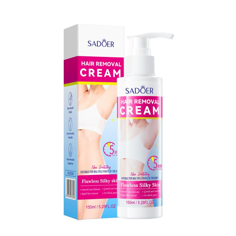 Ladies Hair Removal Cream 150ml Non-irritating Underarm Body Silky Hair Removal Cream 150ML