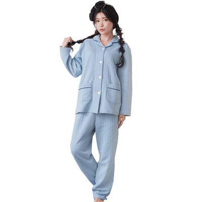 Luanna Jena Dlhé pyžamo Navrhnuté pre pohodlné Navrhnuté spoločnosťou Sleep QWHI01 Dámske oblečenie na spanie, 100% bavlna, Rukáv, Súprava s predným zapínaním, Spánok, Experti,