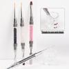 Double-Ended Multifunctional Nail Art Brush and Gel Polish Pen