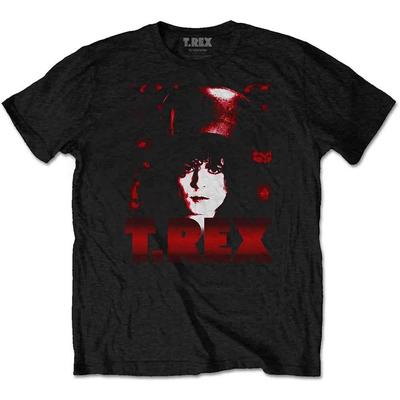 T-Rex Marc Top Hat T-Shirt Black New