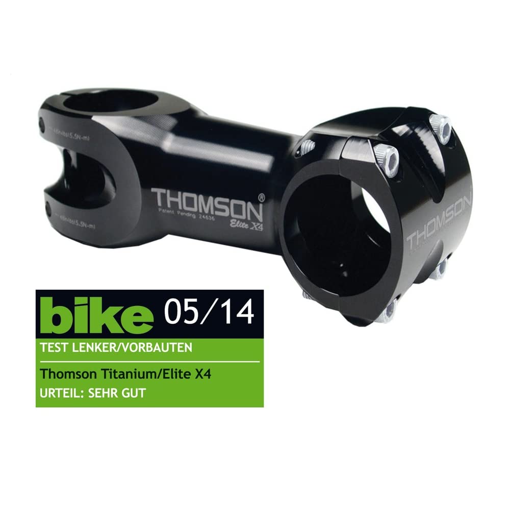 POTENCE VTT THOMSON X4 70mm SME169BK Noir 70mm 31.8 10°NOIR 31.8 10°