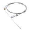36" Throttle Gas Cable Kit Stainless Steel Braided For 97-07 Chevrolet/Chevy LS1 Engine 4.8L 5.3L 5.7L 6.0L Silver