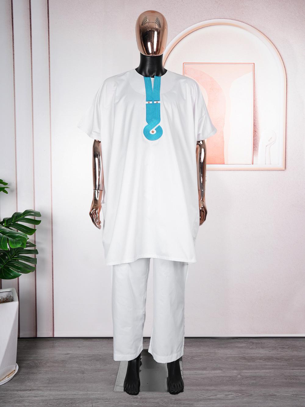 

European & American Couple s Plus Size Men s Jacquard Fragrance-Enhanced Three-Piece Outfit 4XL