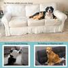 Clear Vinyl Couch Cover Waterproof 1/1/1 Seat Sofa Protector Heavy-Duty Vinyl Protects Sofas from Pet Claws, Stains, Dust, Spill