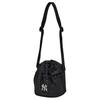 New MLB New York Yankees Nylon Shoulder Bag Mini Unisex Black 3ACRM025N-50BKS