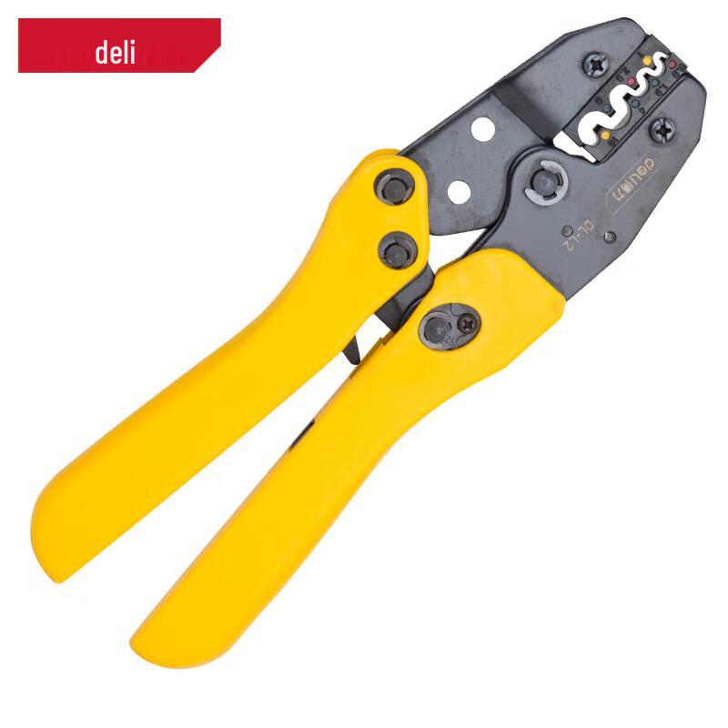 Deli Multi-functional Network & Terminal Crimping Pliers Crimping, Stripping, Network & Terminal Pliers