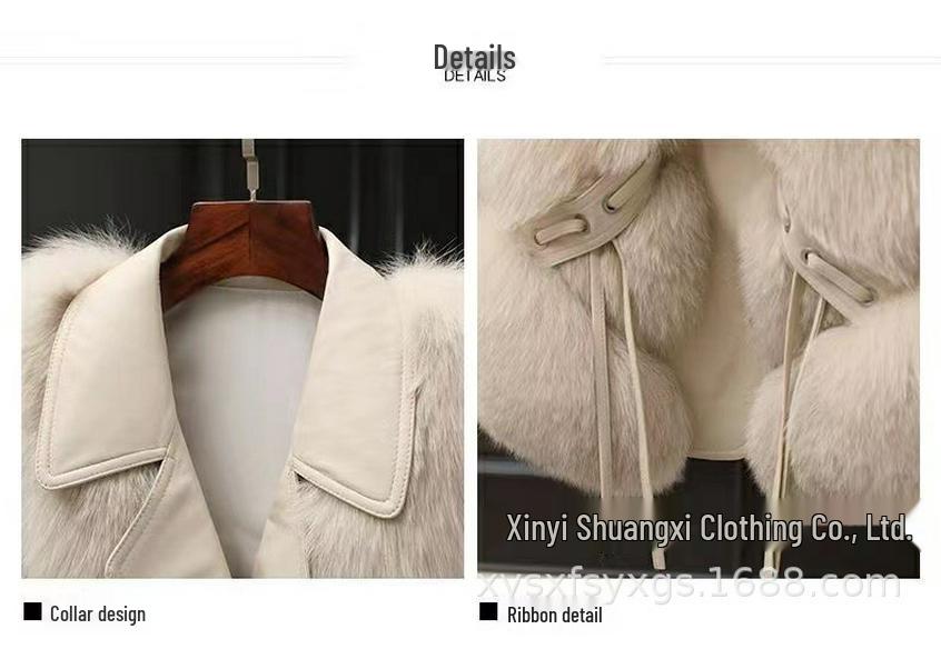 Autumn-Winter Casual Patchwork Women's Faux Fox Fur Vest