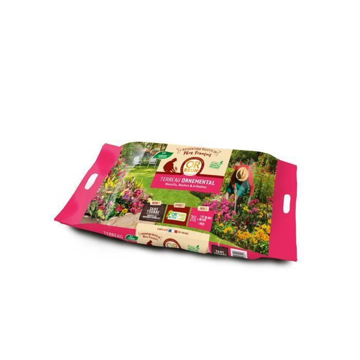 OR BRUN Terreau ornemental du père François 20L