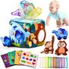 Baby Toys 6-12 Months - Montessori Toys for 6 Month Old Sensory Toys Baby Tissue Box Toy 6 7 8 9 12 18 Month Old Baby Must Haves Development Learning