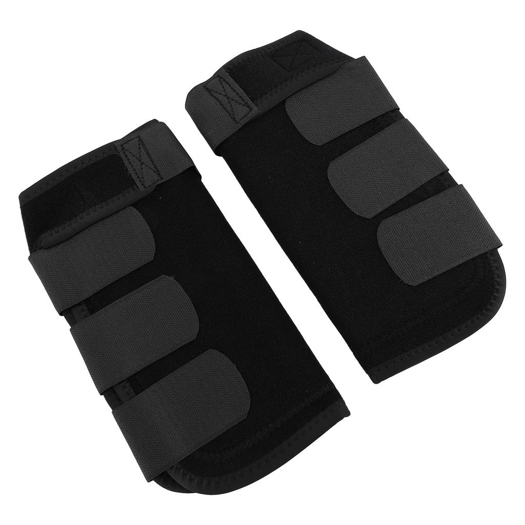 Horse Boots Protective Neoprene Shock Absorbing Reduce Impact Adjustable Straps Horse Leg Guards