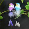 Cute Artificial Birds Fake Foam Animal Simulation Feather Birds Models Tit DIY Craft Home Garden Ornament Decoration