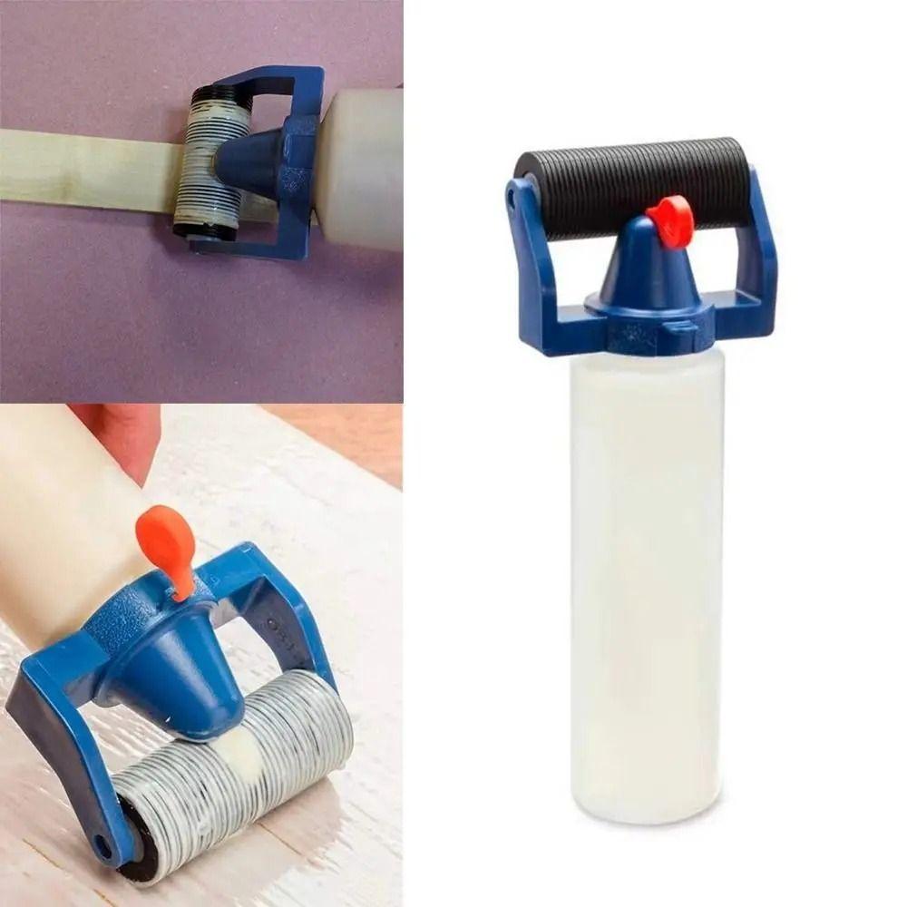

PE Plastic Wood Glue Roller Bottle DIY Glue Container Wall Treatment 21CM