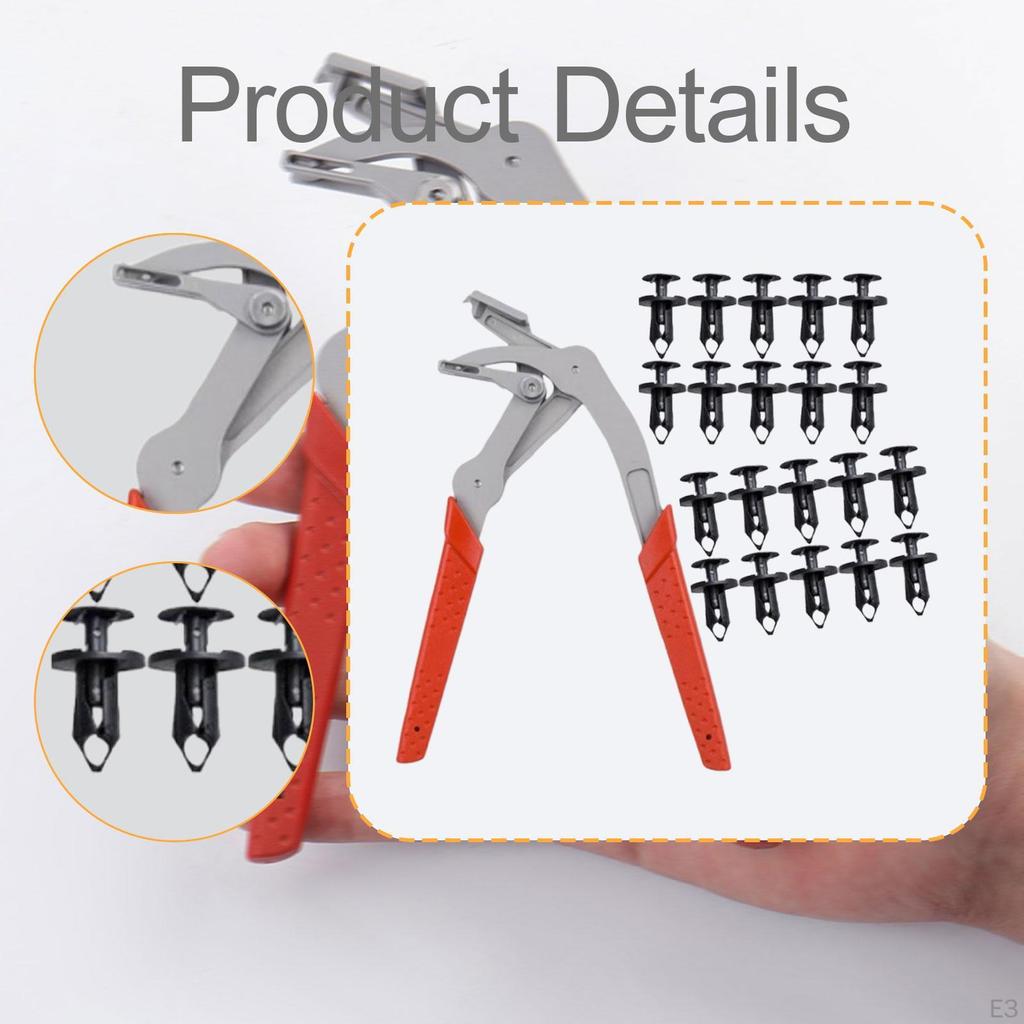 Removal Pliers with Rivets Trim Snap for Auto Door Panels Clips