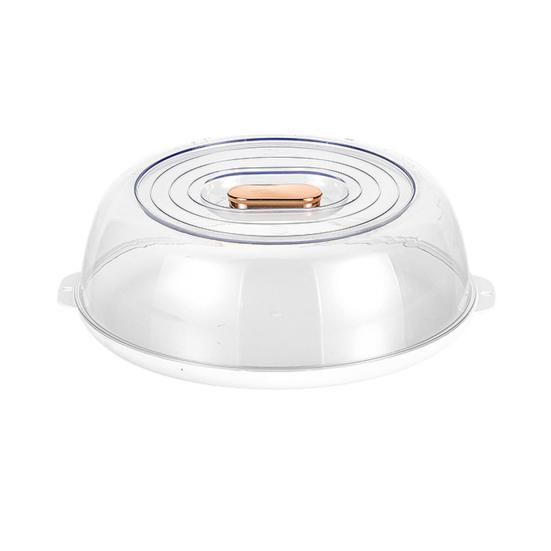 

Crisper Box Stackable Food Storage Container Keep Food Freshness Plate Cover Reusable Insect Dust Protection Dish Cover белый