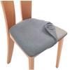 Morse Polar Fleece Chair Cushion Cover Stretch Cheap Dining Cushion Seat Case Without Backrest Protector For Kitchen Chairs Hotel Home