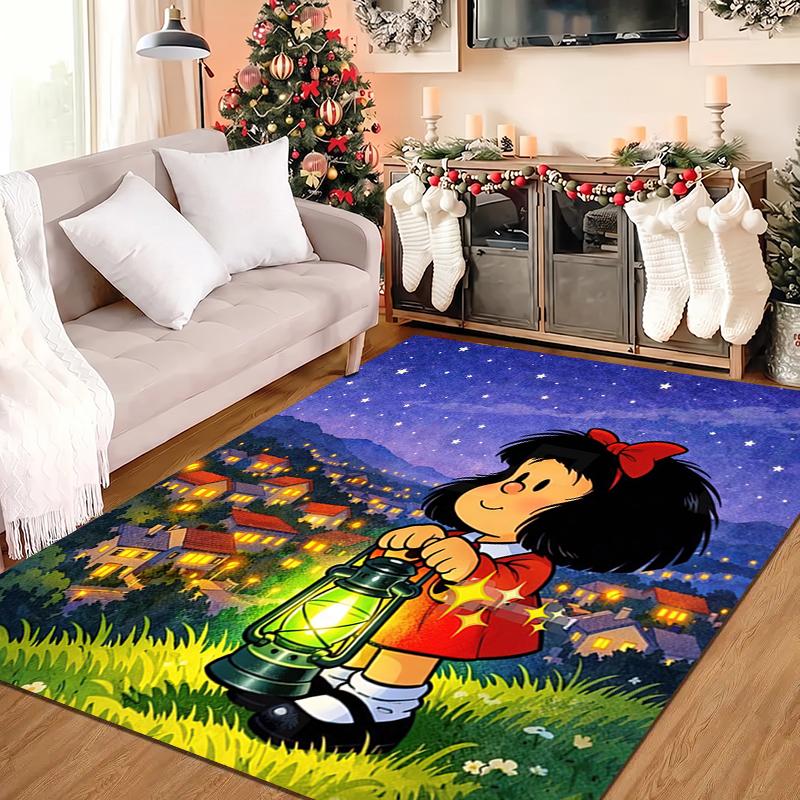 1PC Mafalda Rug - home decoration Carpet For Living Room Bedroom Flooring Computer Chair Area Rug