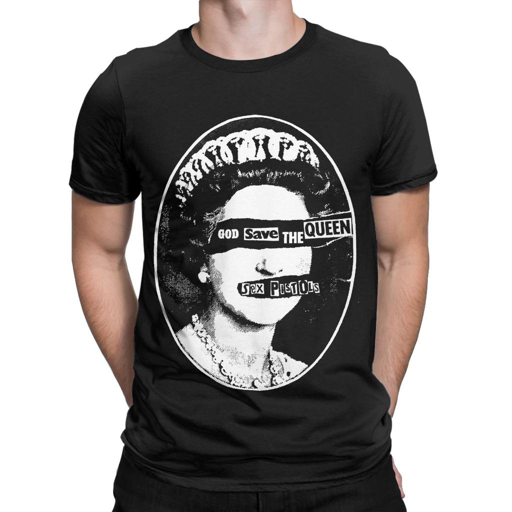Fashion SEX PISTOLS T-Shirts Men Crew Neck 100% Cotton T Shirts Short Sleeve Tee Shirt Classic Clothing