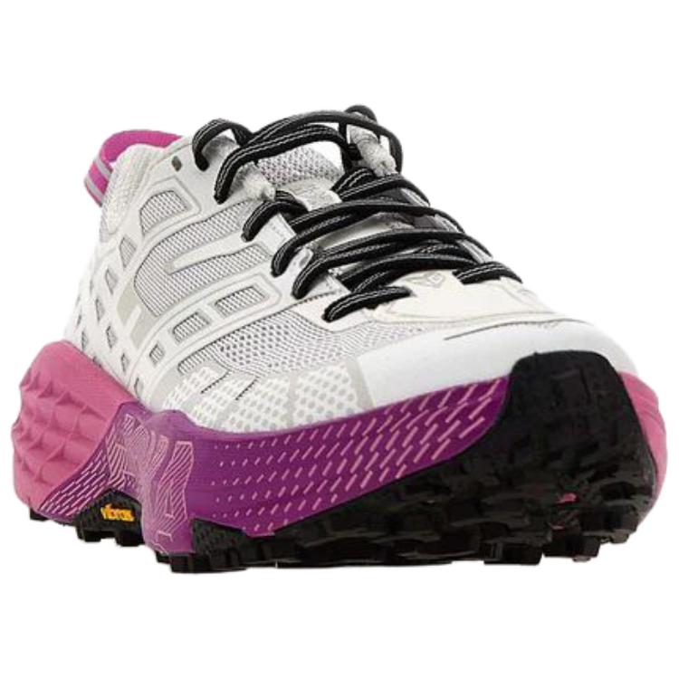 HOKA One One SPEEDGOAT 2 Trail Running Shoes Unisex White Purple Pink 1162710-CNFC