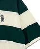 RAYFIKERS Striped Small Embroidered Polo Shirt Mq2Tu275_Dark Green