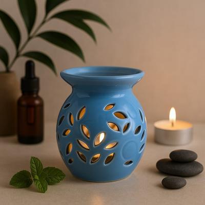 Tealight Oil Burner - Blue