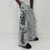 American Hip-hop Casual Fashion Oversized Wide Leg Pants for Men Y2k Harajuku Letter Printed Sports Pants for Women Street Wear Jogging Pants