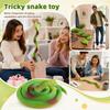 Fake Snake Toy - Realistic Rubber Snake for Halloween Jokes Party Favors