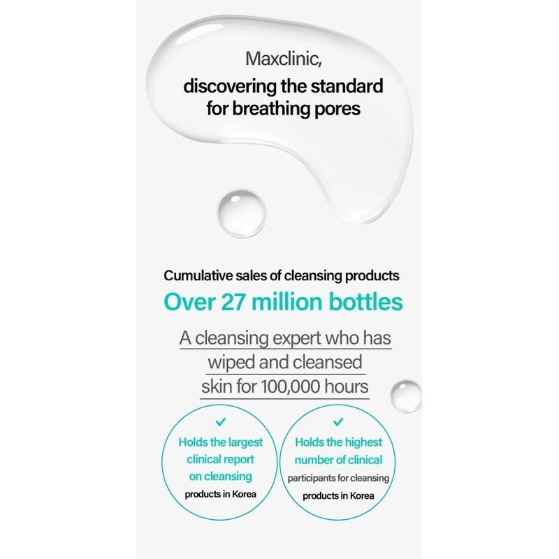 MAXCLINIC Poreless Deep Cleansing Foam 150g Moisturizer Cleanser Korea Cosmetics