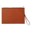 Simple A4 Imitation Leather File Folder Data Contract Bill File Bag  Stationery Storage
