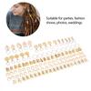 110pcs Hair Braid Rings DIY Dreadlocks Pendant Hair Braid Clips Hair Decoration Accessories