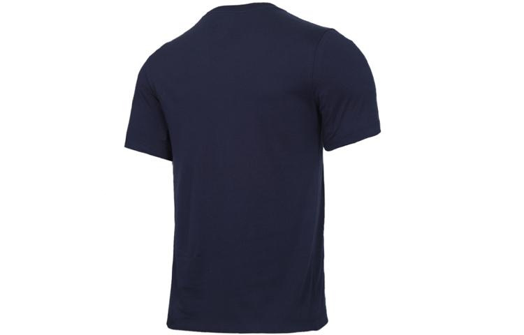 Men's Nike T Shirts Men's Dark Blue Crew Neck Moderate Straight Fit